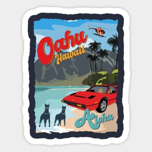 Oahu Hawaii Sticker